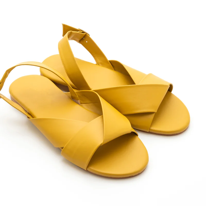 Sandale Slingback Piele Naturală