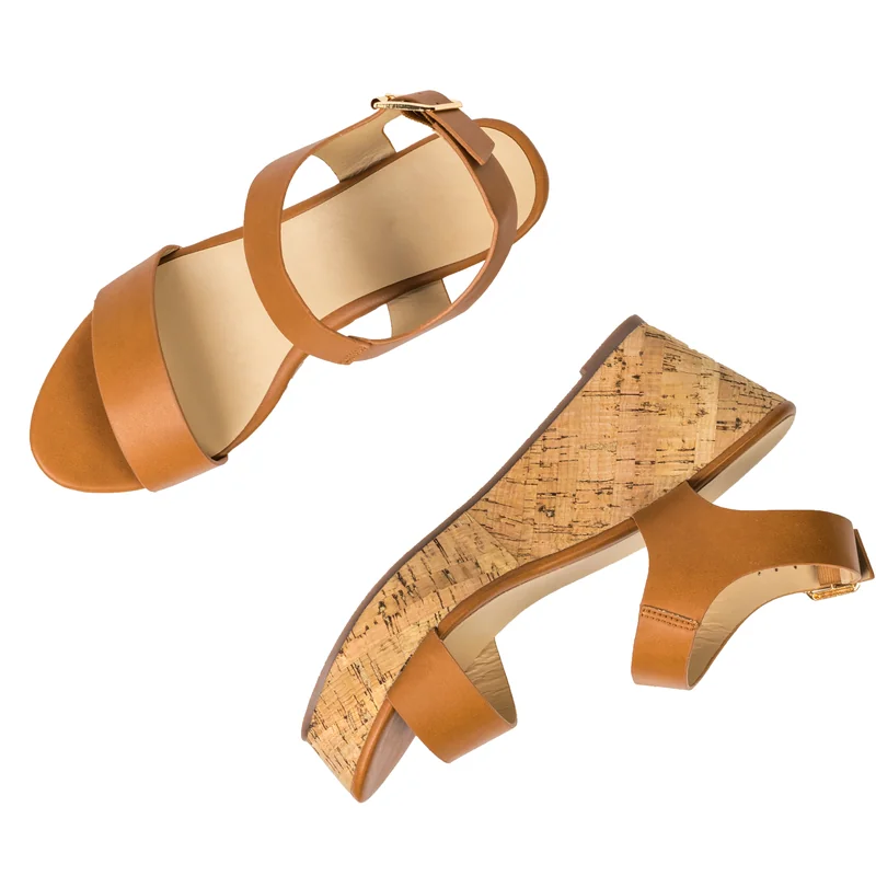 Sandale Damă Piele Albe